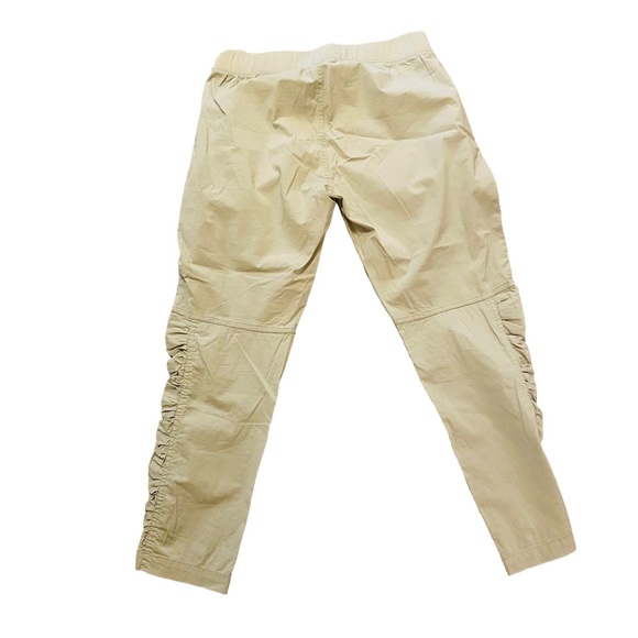 XCVI Ruched Front Cropped Cropped Pants Stretch Lagenlook - Picture 2 of 5